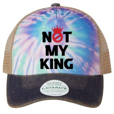 Not My King (Charles III) Legacy Tie Dye Trucker Hat