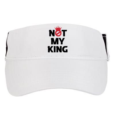 Not My King (Charles III) Adult Drive Performance Visor