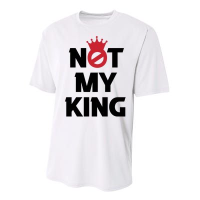 Not My King (Charles III) Performance Sprint T-Shirt