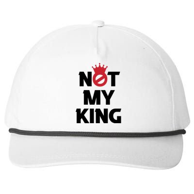 Not My King (Charles III) Snapback Five-Panel Rope Hat