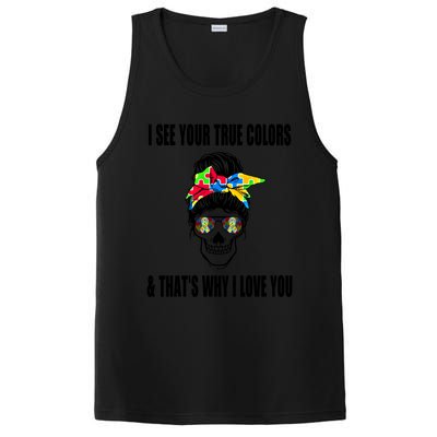 Nn Mother Life Autism Awareness Month Gift For Autism Mom Gift PosiCharge Competitor Tank