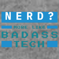 Nerd More Like Badass Tech Toddler Hoodie