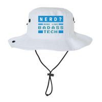 Nerd More Like Badass Tech Bucket Hat