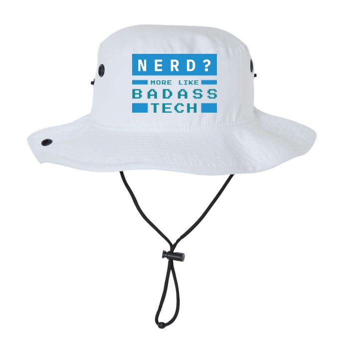 Nerd More Like Badass Tech Bucket Hat