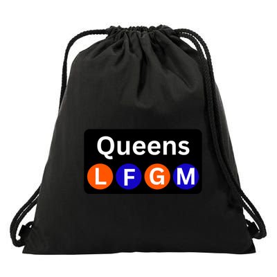 Ny Mets Lfgm Queens Drawstring Bag