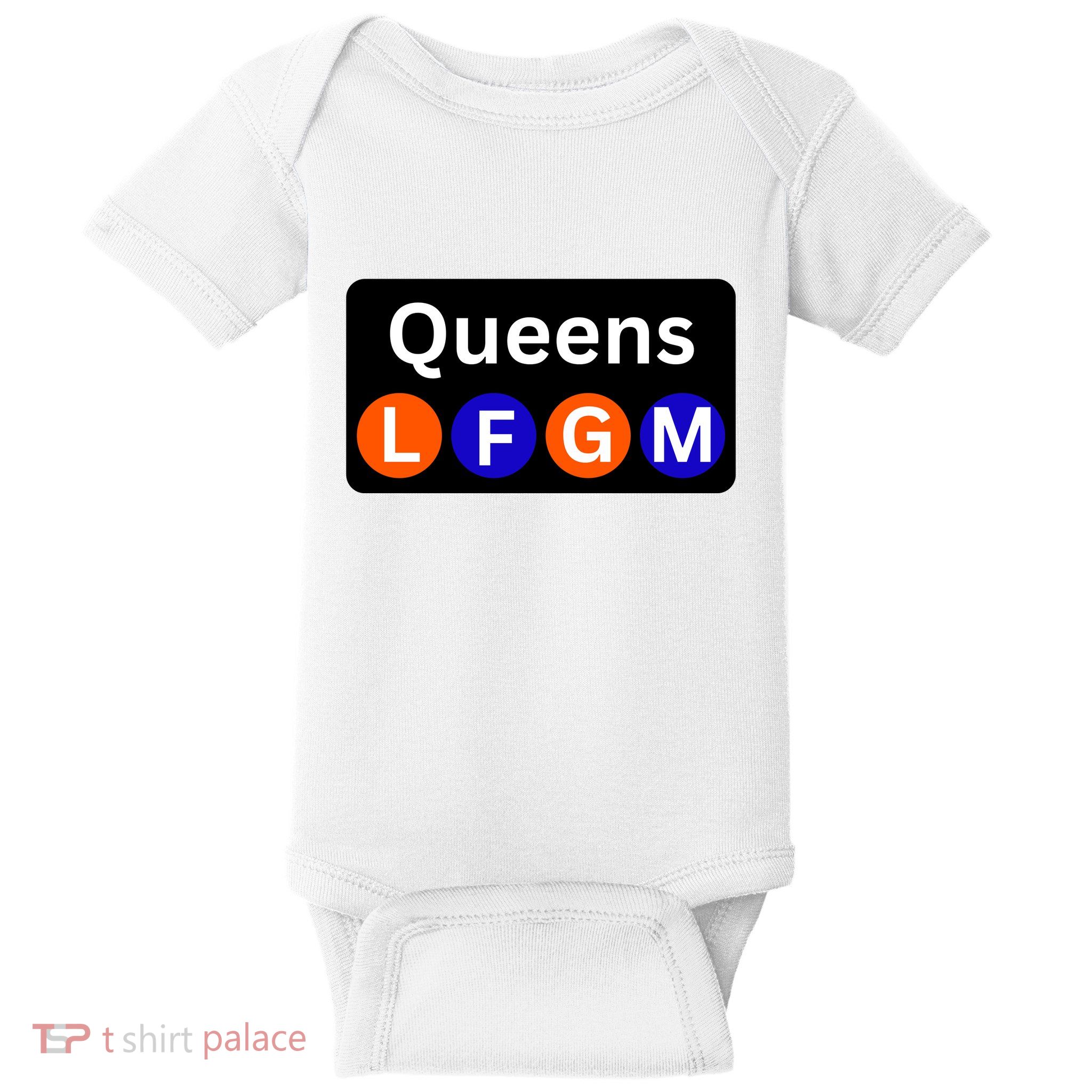 Ny Mets Lfgm Queens Baby Bodysuit