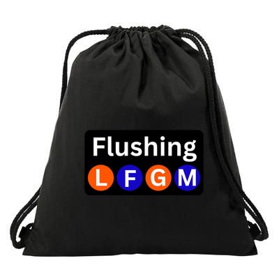 Ny Mets Lfgm Flushing Drawstring Bag