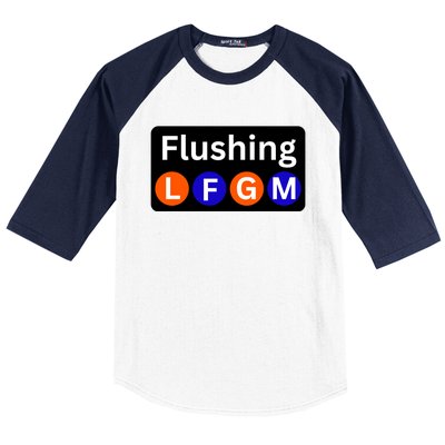 Ny Mets Lfgm Flushing Baseball Sleeve Shirt