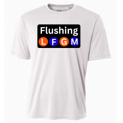 Ny Mets Lfgm Flushing Cooling Performance Crew T-Shirt