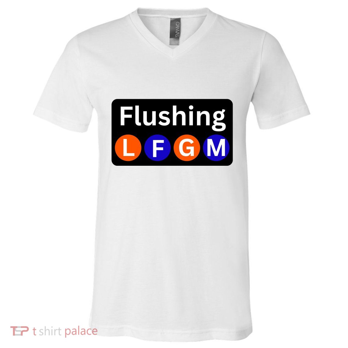 Ny Mets Lfgm Flushing V-Neck T-Shirt