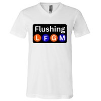 Ny Mets Lfgm Flushing V-Neck T-Shirt