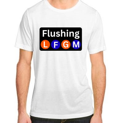 Ny Mets Lfgm Flushing Adult ChromaSoft Performance T-Shirt