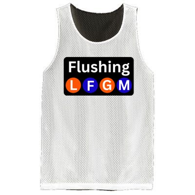 Ny Mets Lfgm Flushing Mesh Reversible Basketball Jersey Tank