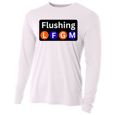 Ny Mets Lfgm Flushing Cooling Performance Long Sleeve Crew