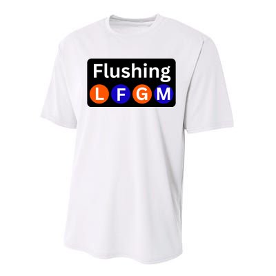 Ny Mets Lfgm Flushing Performance Sprint T-Shirt