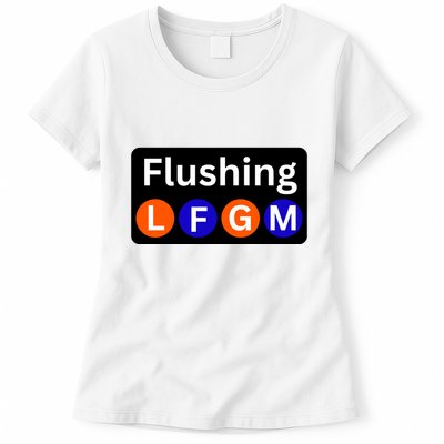 Ny Mets Lfgm Flushing Womens T-Shirt