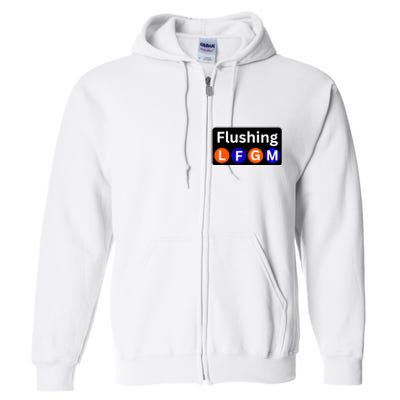 Ny Mets Lfgm Flushing Full Zip Hoodie