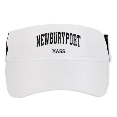 Newburyport Massachusetts Ma Vintage Varsity Sports Adult Drive Performance Visor