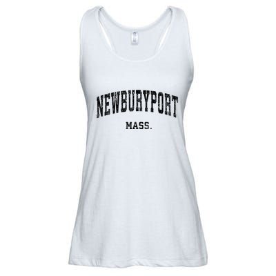 Newburyport Massachusetts Ma Vintage Varsity Sports Ladies Essential Flowy Tank