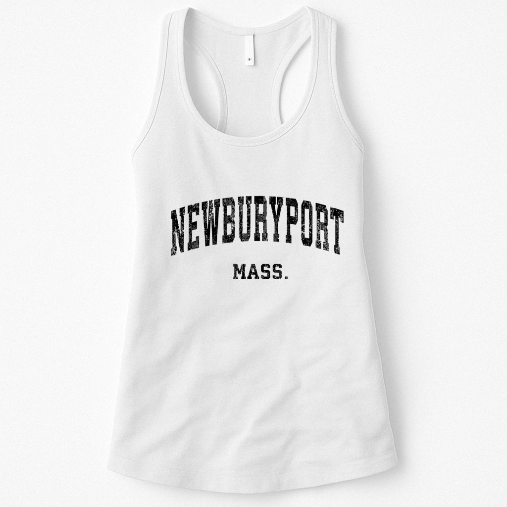 Newburyport Massachusetts Ma Vintage Varsity Sports Womens Tank Top