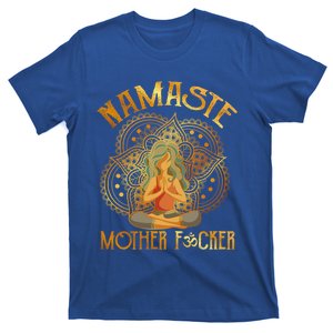 Namaste Motherfucker Meditating Yoga Gift T-Shirt