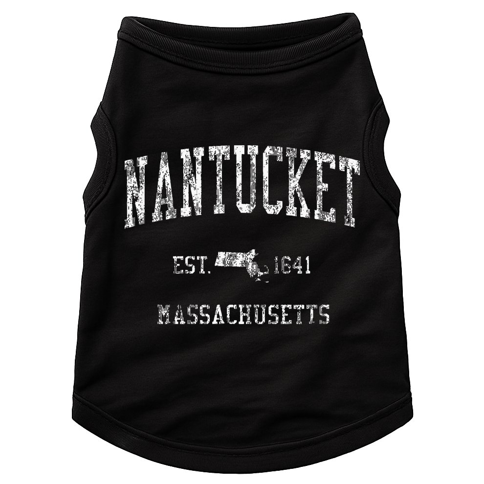 Nantucket Masachusetts Ma Vintage Sports Doggie Tank