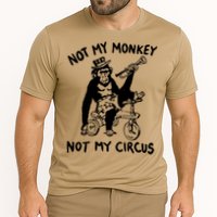 Not My Monkey Not My Circus Funny Cycling Monkey Trumpet Performance Shirt