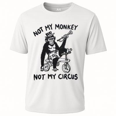 Not My Monkey Not My Circus Funny Cycling Monkey Trumpet Performance Shirt