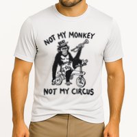 Not My Monkey Not My Circus Funny Cycling Monkey Trumpet Performance Shirt