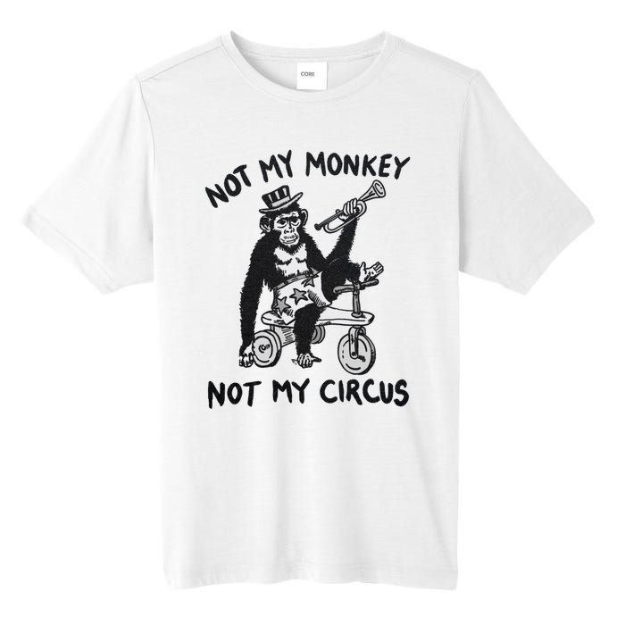 Not My Monkey Not My Circus Funny Cycling Monkey Trumpet Tall Fusion ChromaSoft Performance T-Shirt