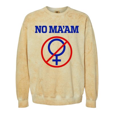 No MaAm Married With Children No MaAm Colorblast Crewneck Sweatshirt