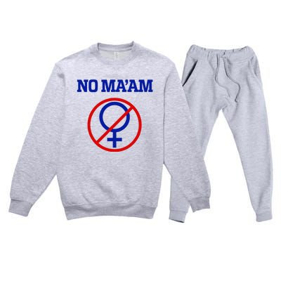 No MaAm Married With Children No MaAm Premium Crewneck Sweatsuit Set