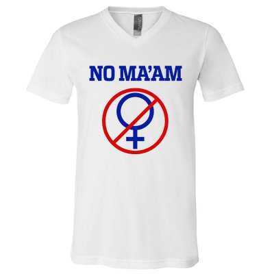 No MaAm Married With Children No MaAm V-Neck T-Shirt