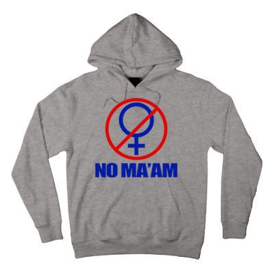 No Maam Married With Children No Maam Tall Hoodie