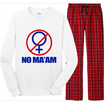 No Maam Married With Children No Maam Long Sleeve Pajama Set