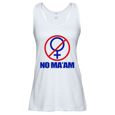 No Maam Married With Children No Maam Ladies Essential Flowy Tank