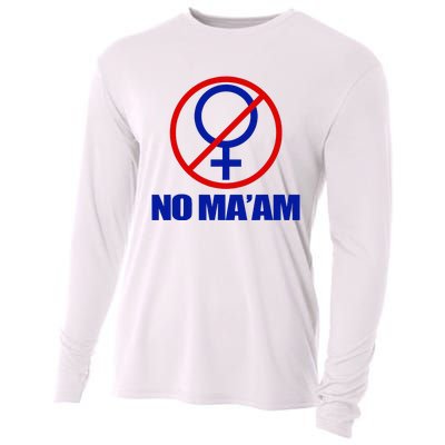 No Maam Married With Children No Maam Cooling Performance Long Sleeve Crew