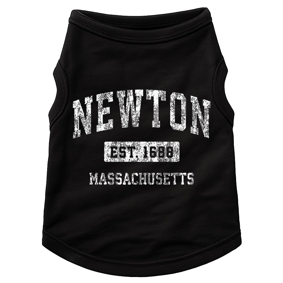 Newton Massachusetts Ma Vintage Sports Established Doggie Tank