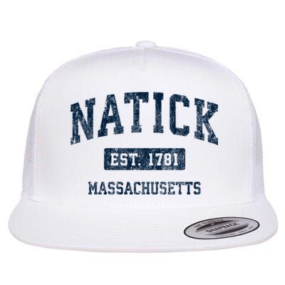Natick Massachusetts Ma Vintage Sports Flatbill Hat