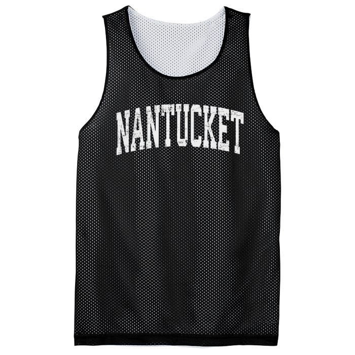 Nantucket Massachusetts Ma Vintage Athletic Sports Design Mesh Reversible Basketball Jersey Tank