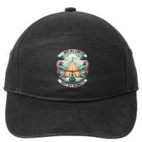 Not My Monkey Not My Circus Funny Monkey Quotes 7-Panel Snapback Hat