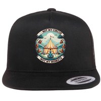 Not My Monkey Not My Circus Funny Monkey Quotes Flatbill Hat