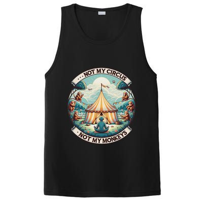 Not My Monkey Not My Circus Funny Monkey Quotes PosiCharge Competitor Tank