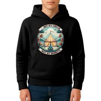 Not My Monkey Not My Circus Funny Monkey Quotes Kids Hoodie