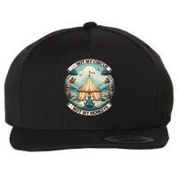 Not My Monkey Not My Circus Funny Monkey Quotes Wool Snapback Cap