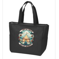Not My Monkey Not My Circus Funny Monkey Quotes Zip Tote Bag