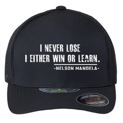 Nelson MandelaS Motivational Flexfit Unipanel Trucker Cap