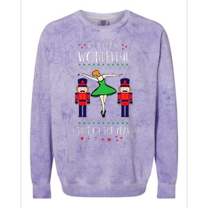 Nutcracker Mom Most Wonderful Tome Of The Year Ballet Xmas Colorblast Crewneck Sweatshirt