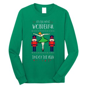 Nutcracker Mom Most Wonderful Tome Of The Year Ballet Xmas Long Sleeve Shirt