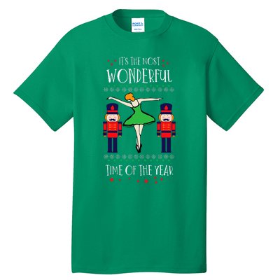 Nutcracker Mom Most Wonderful Tome Of The Year Ballet Xmas Tall T-Shirt